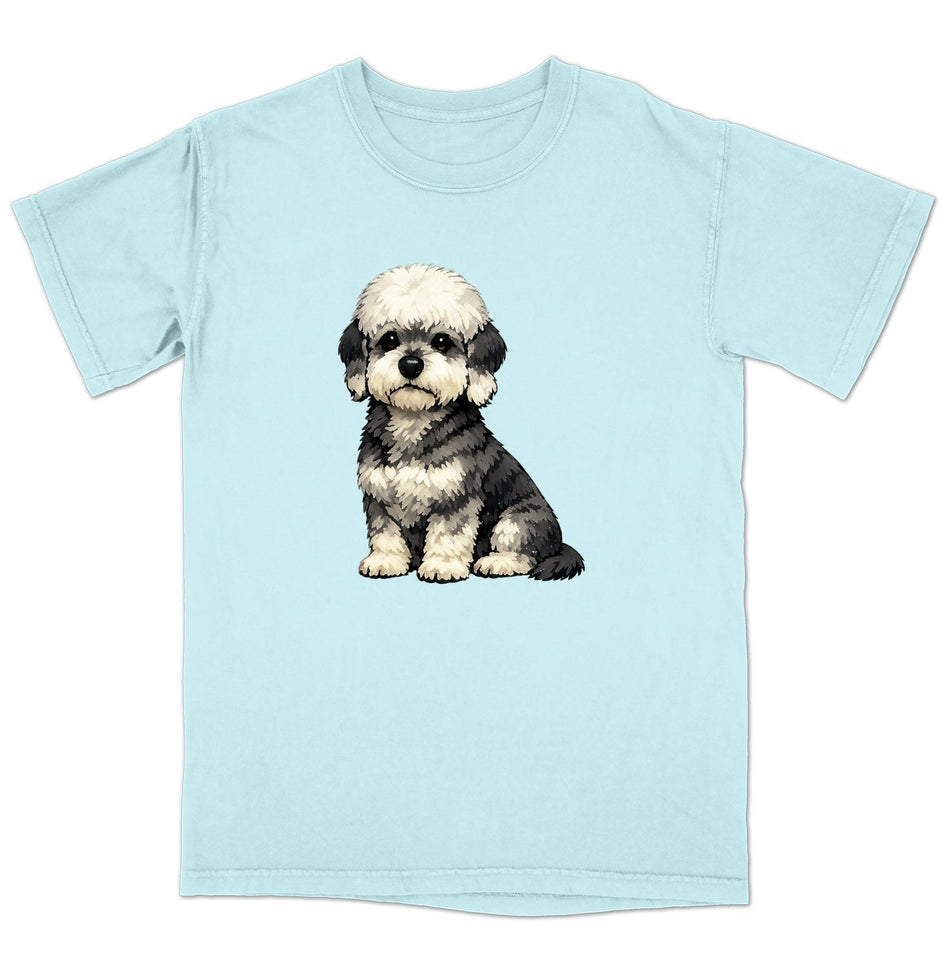 Watercolor Dandie Dinmont Terrier Adult Unisex T-Shirt