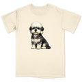 Watercolor Dandie Dinmont Terrier Adult Unisex T-Shirt