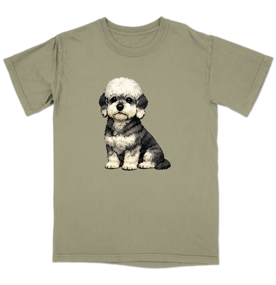 Watercolor Dandie Dinmont Terrier Adult Unisex T-Shirt