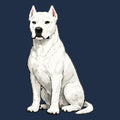 Watercolor Dogo Argentino Adult Unisex T-Shirt