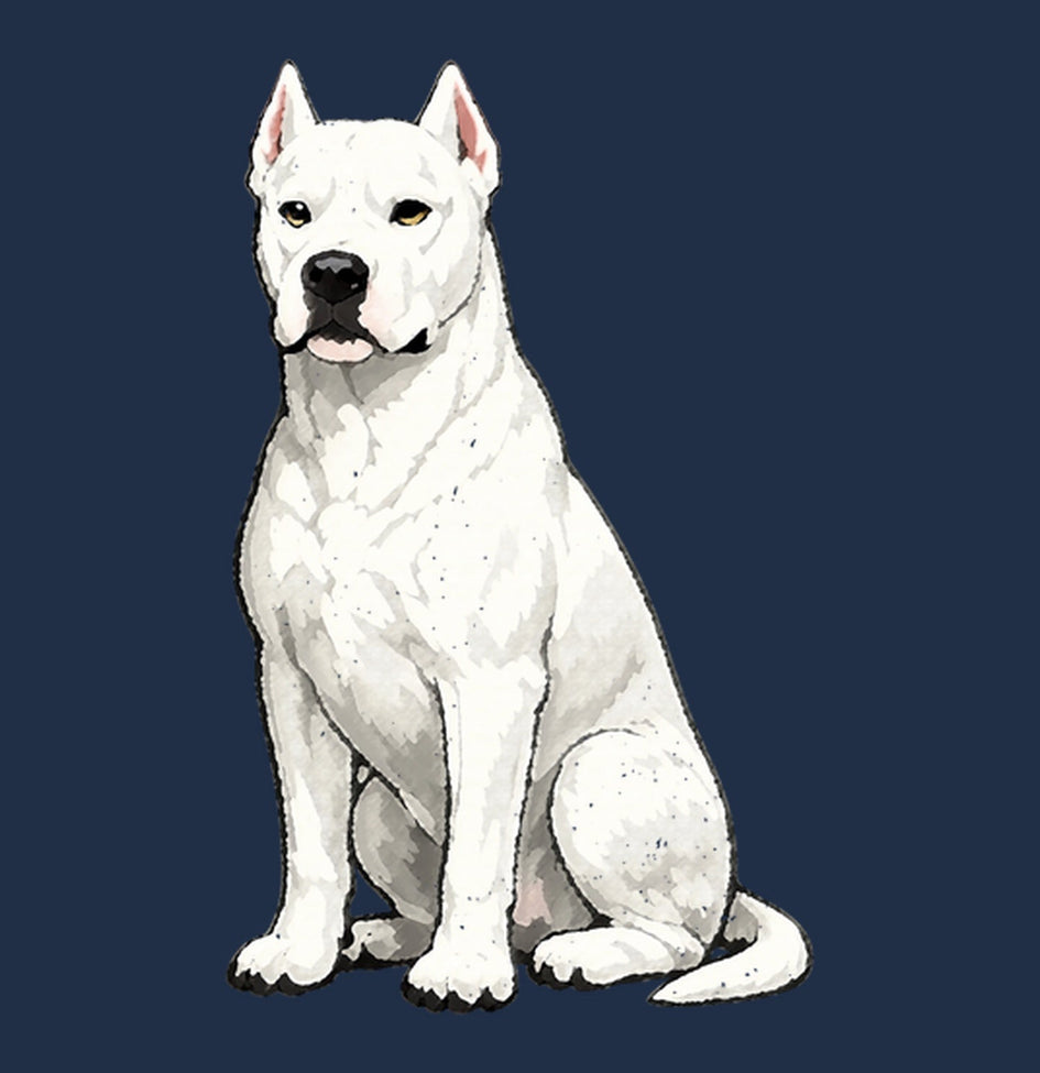 Watercolor Dogo Argentino Adult Unisex T-Shirt