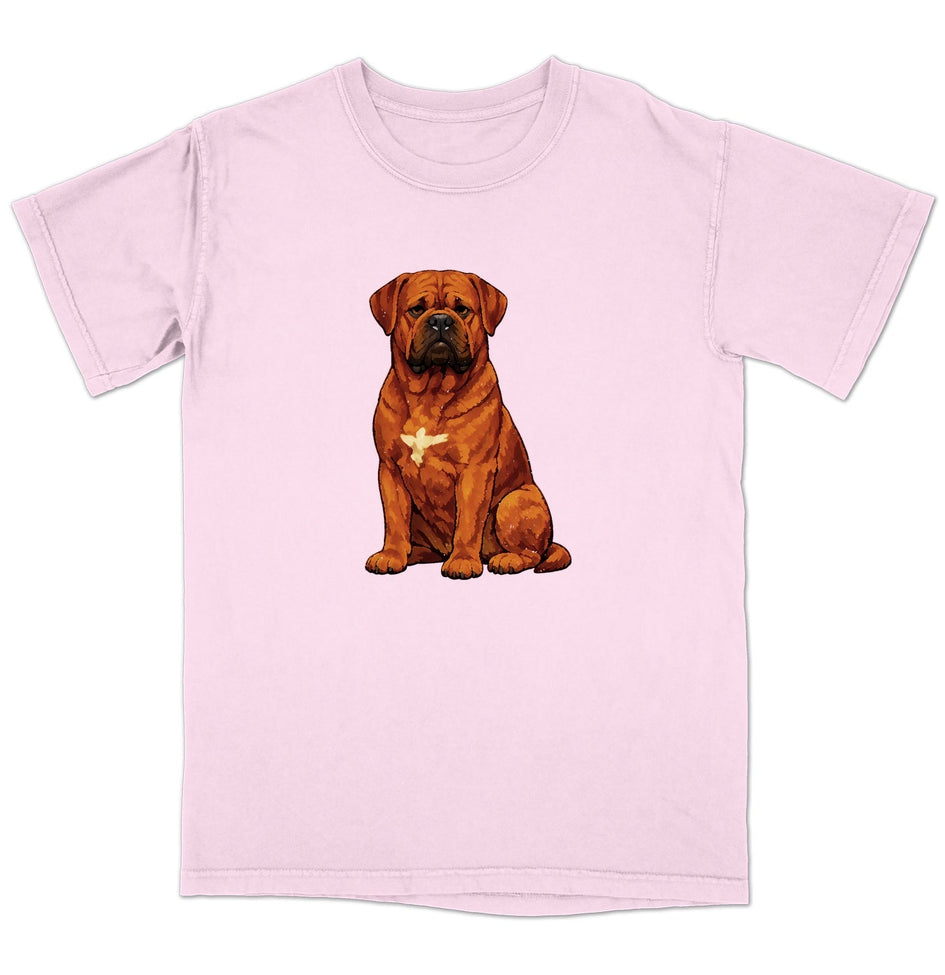 Watercolor Dogue de Bordeaux Adult Unisex T-Shirt