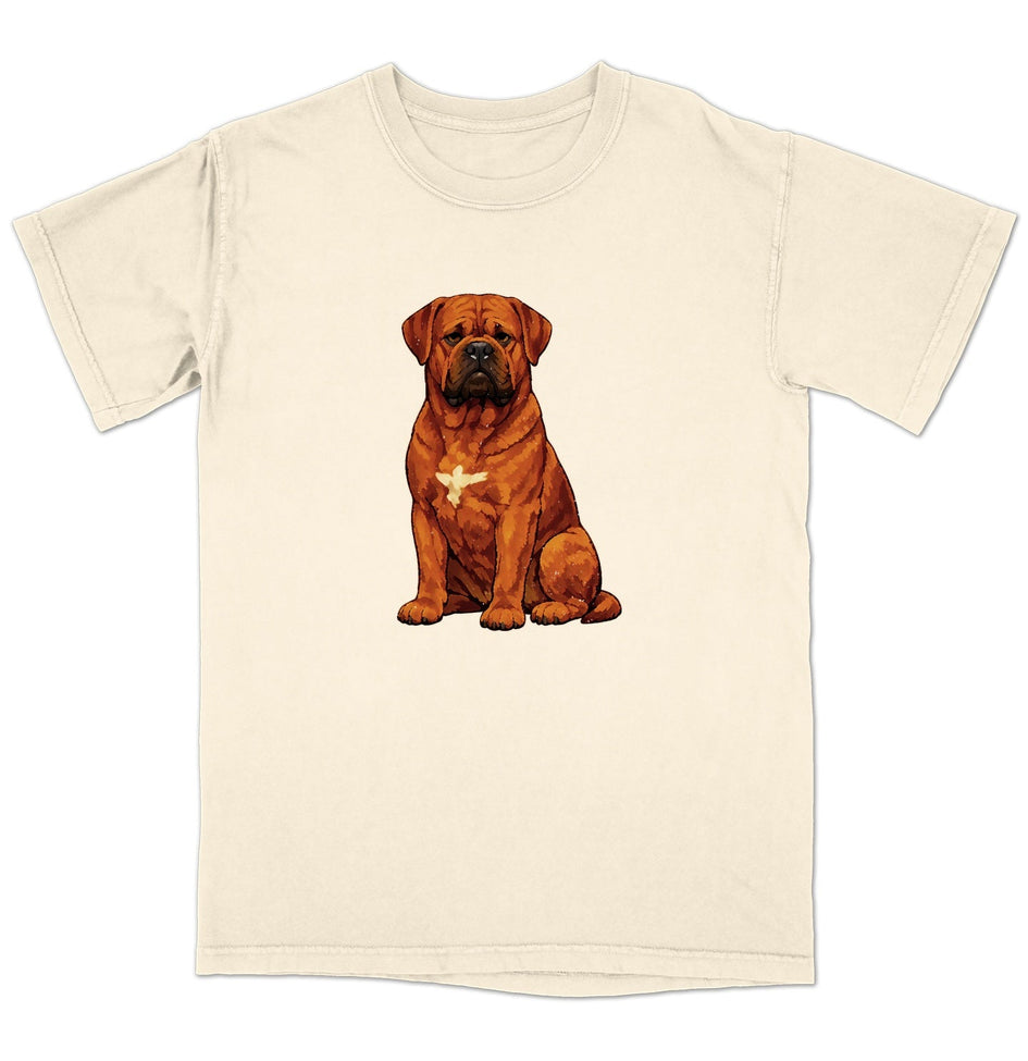 Watercolor Dogue de Bordeaux Adult Unisex T-Shirt