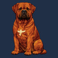 Watercolor Dogue de Bordeaux Adult Unisex T-Shirt