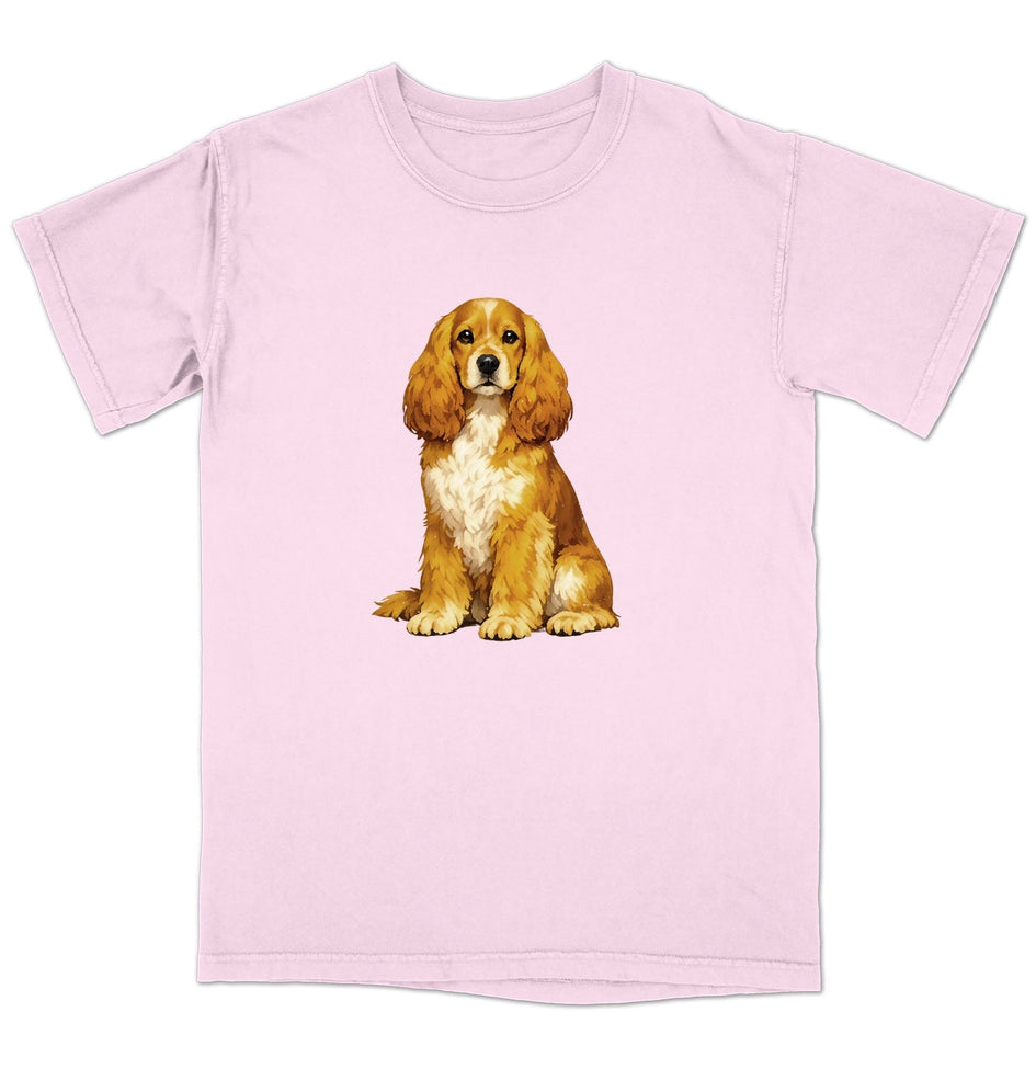 Watercolor English Cocker Spaniel Adult Unisex T-Shirt