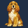 Watercolor English Cocker Spaniel Adult Unisex T-Shirt