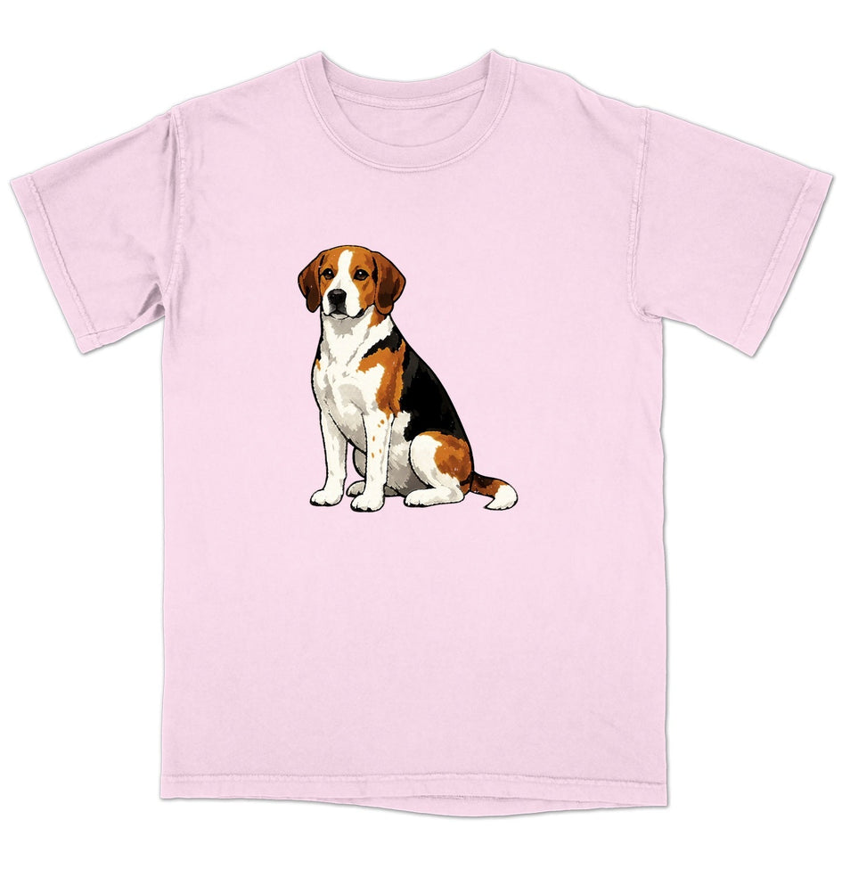 Watercolor English Foxhound Adult Unisex T-Shirt