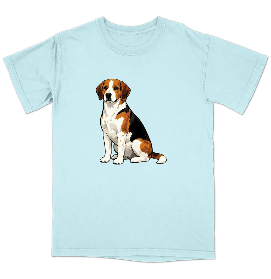 Watercolor English Foxhound Adult Unisex T-Shirt