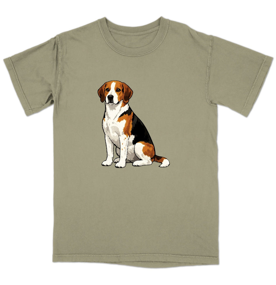 Watercolor English Foxhound Adult Unisex T-Shirt