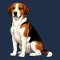 Watercolor English Foxhound Adult Unisex T-Shirt