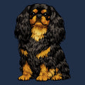 Watercolor English Toy Spaniel Adult Unisex T-Shirt