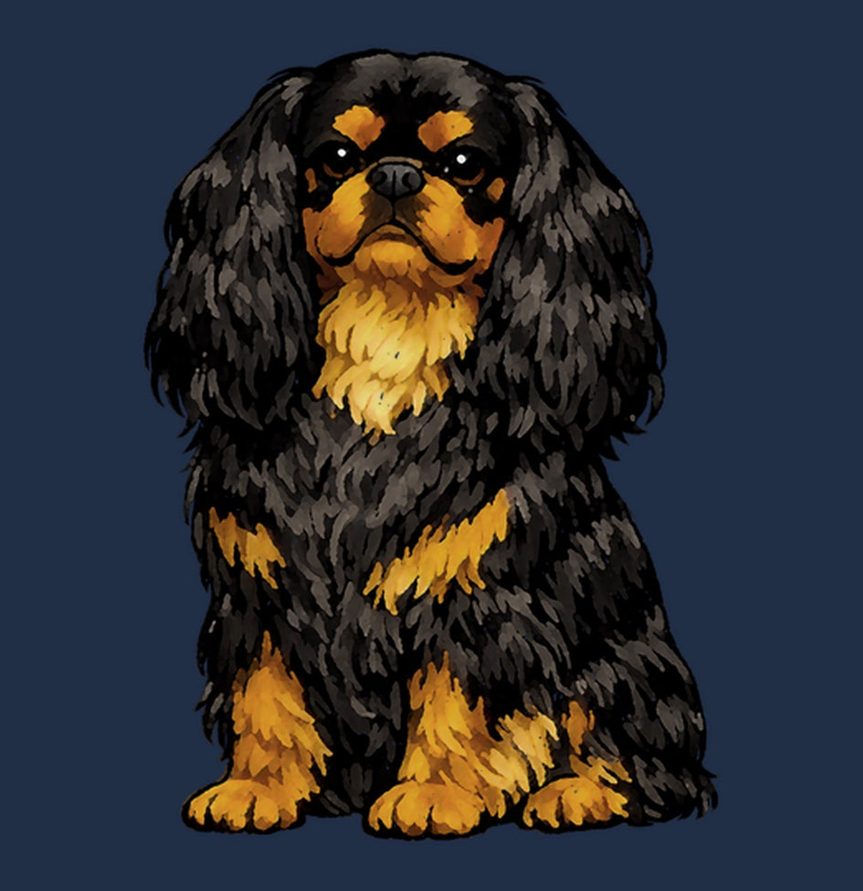 Watercolor English Toy Spaniel Adult Unisex T-Shirt