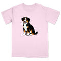 Watercolor Entlebucher Mountain Dog Adult Unisex T-Shirt