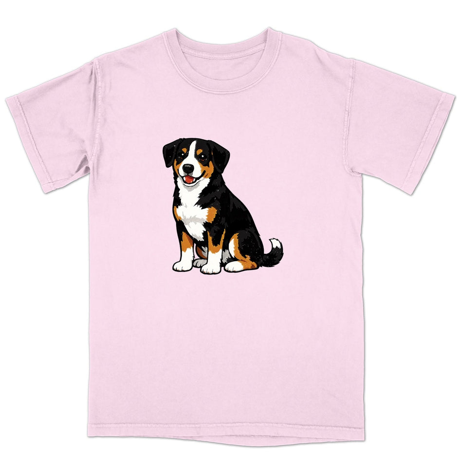 Watercolor Entlebucher Mountain Dog Adult Unisex T-Shirt