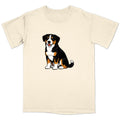 Watercolor Entlebucher Mountain Dog Adult Unisex T-Shirt