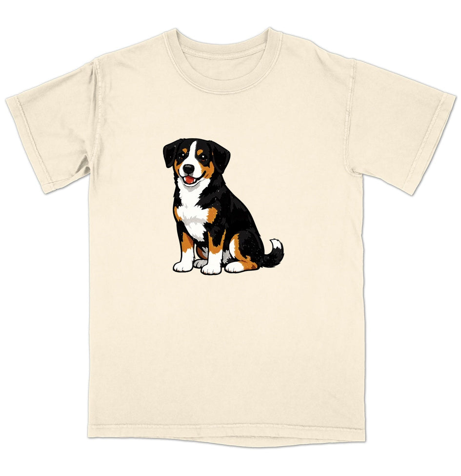 Watercolor Entlebucher Mountain Dog Adult Unisex T-Shirt