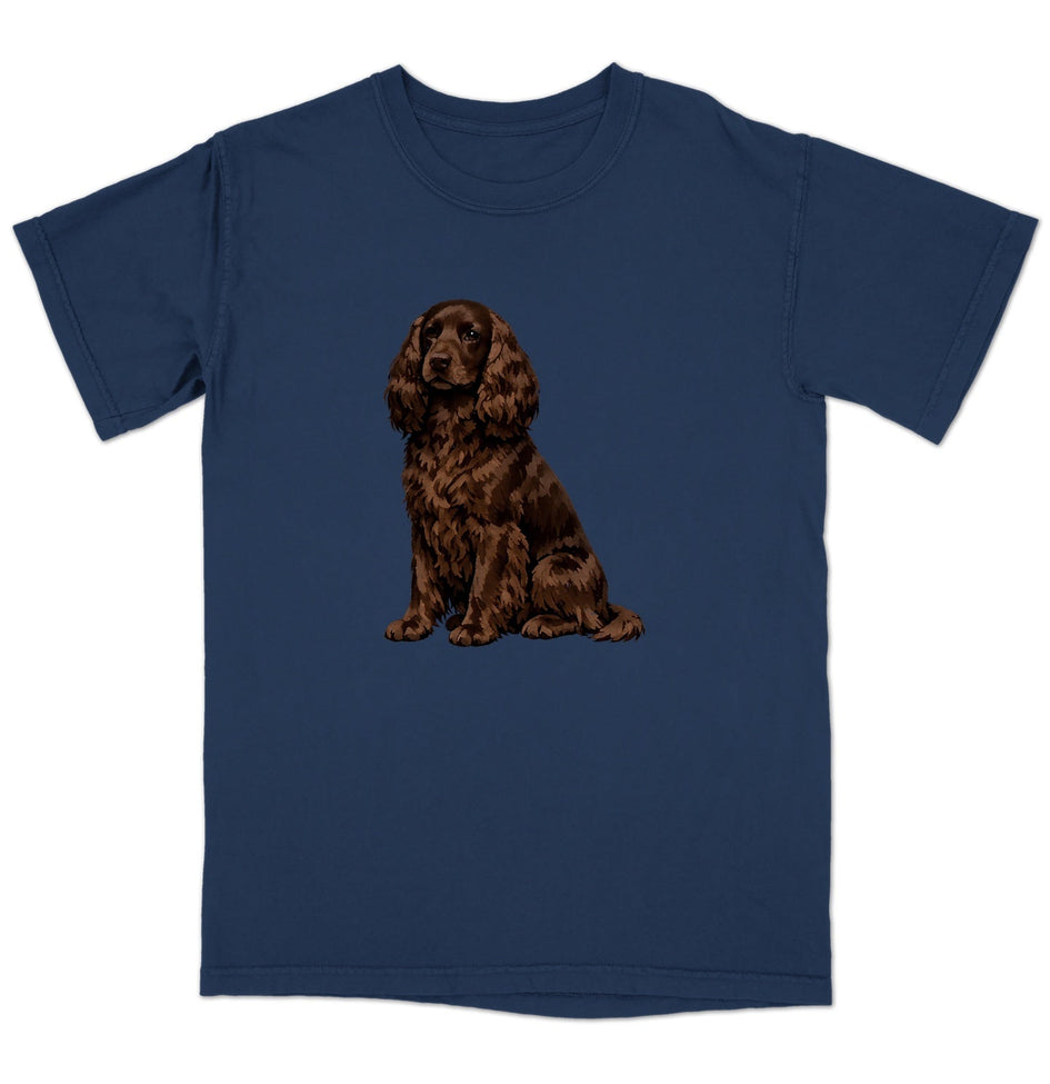 Watercolor Field Spaniel Adult Unisex T-Shirt