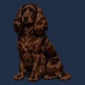 Watercolor Field Spaniel Adult Unisex T-Shirt