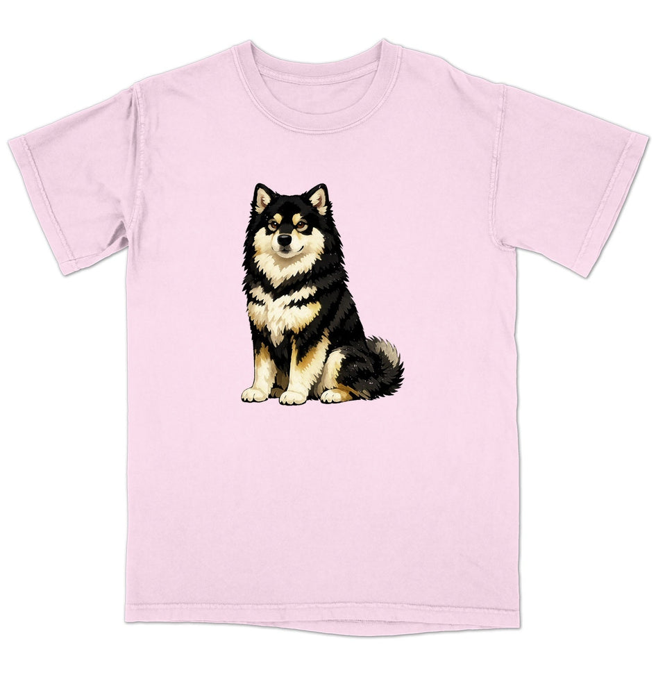 Watercolor Finnish Lapphund Adult Unisex T-Shirt
