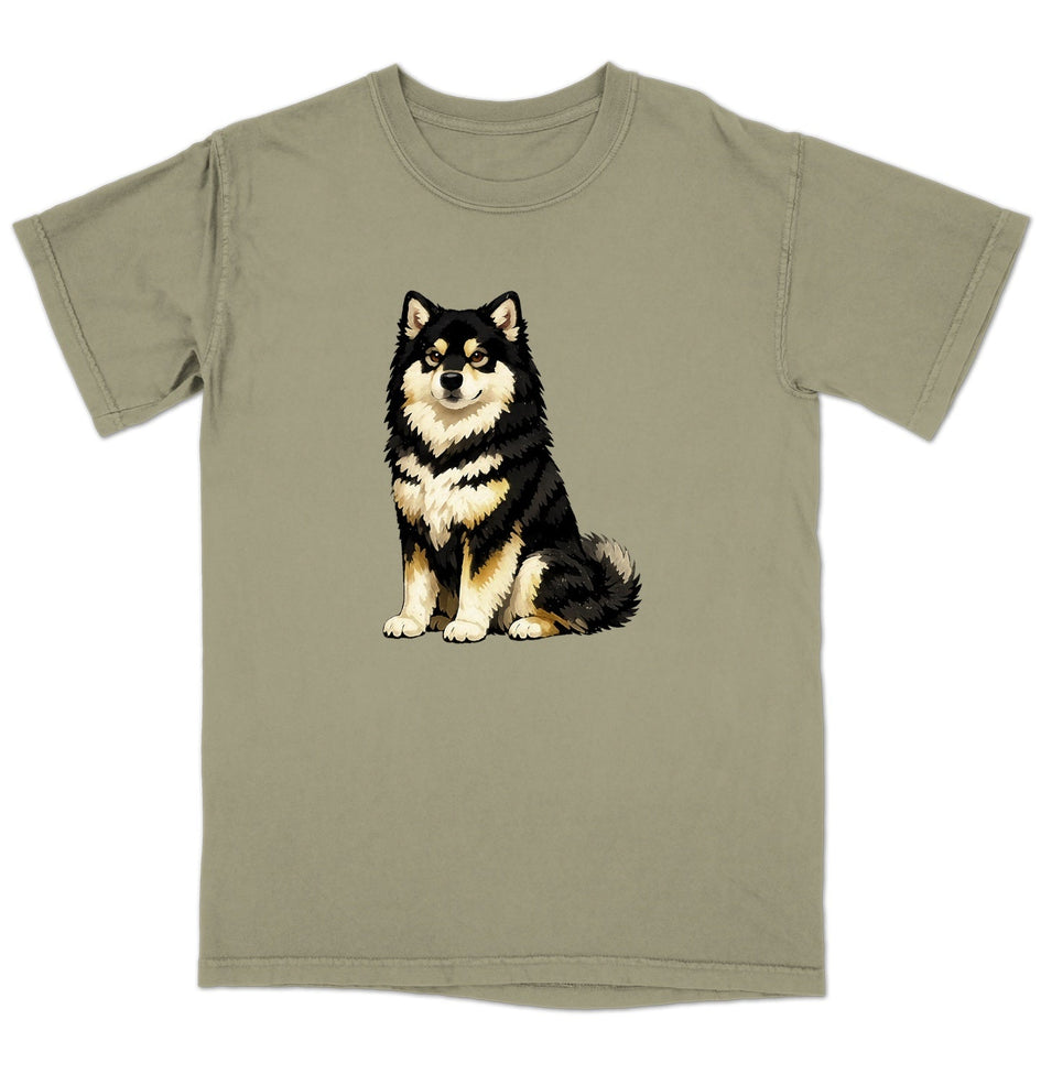 Watercolor Finnish Lapphund Adult Unisex T-Shirt