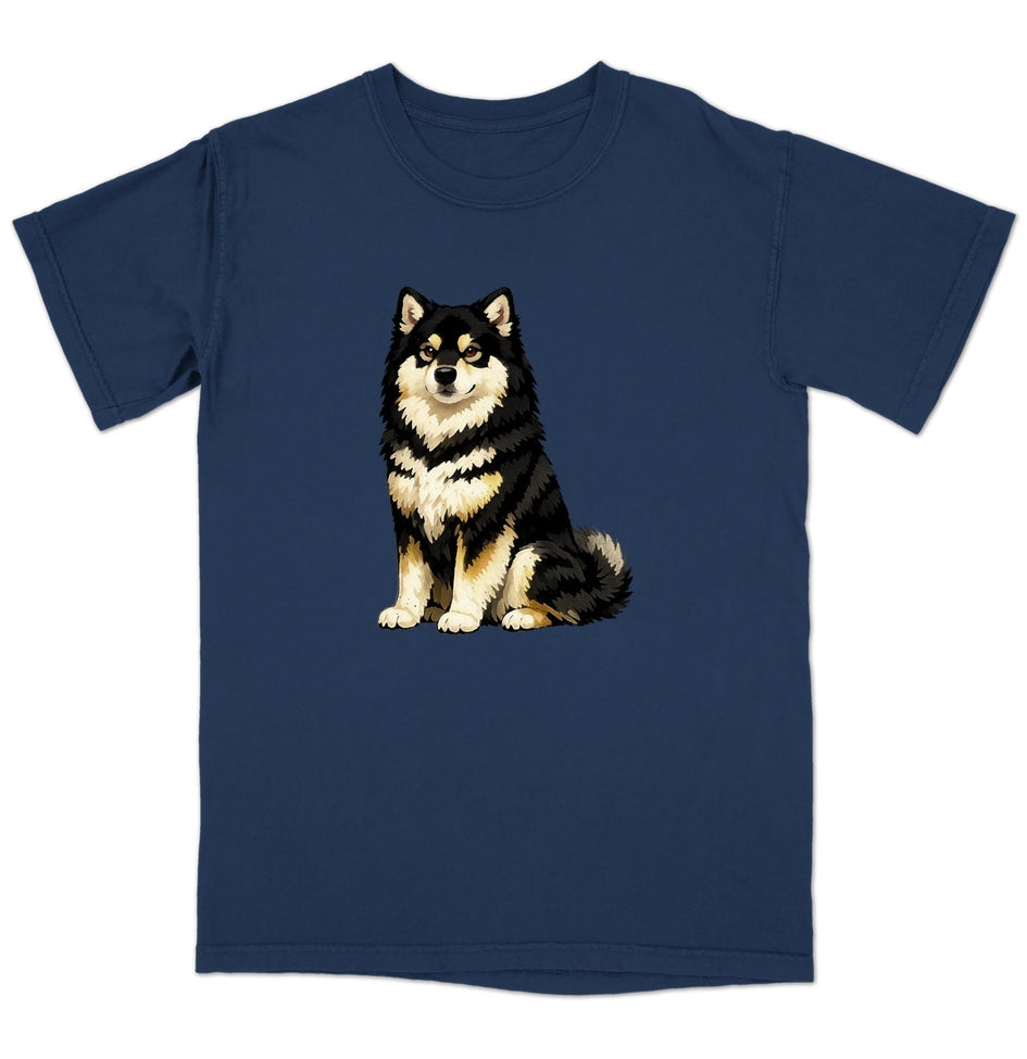 Watercolor Finnish Lapphund Adult Unisex T-Shirt