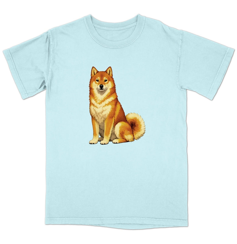 Watercolor Finnish Spitz Adult Unisex T-Shirt