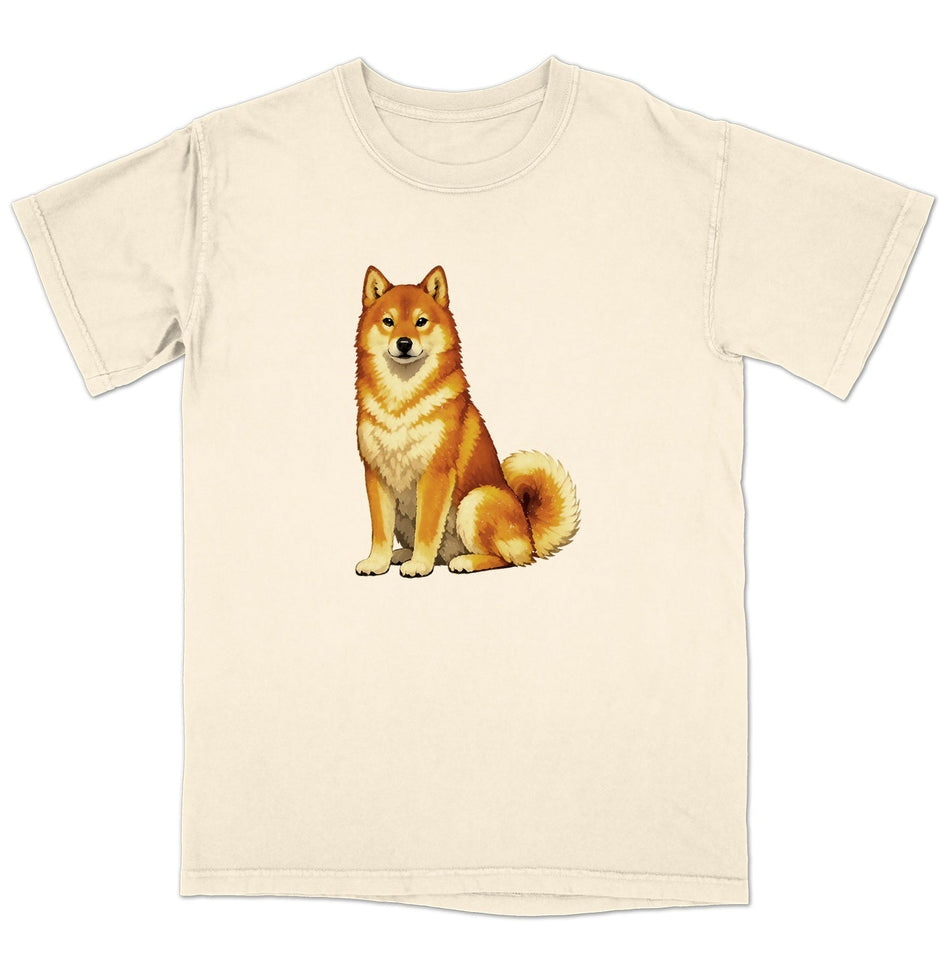 Watercolor Finnish Spitz Adult Unisex T-Shirt