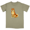 Watercolor Finnish Spitz Adult Unisex T-Shirt