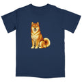 Watercolor Finnish Spitz Adult Unisex T-Shirt