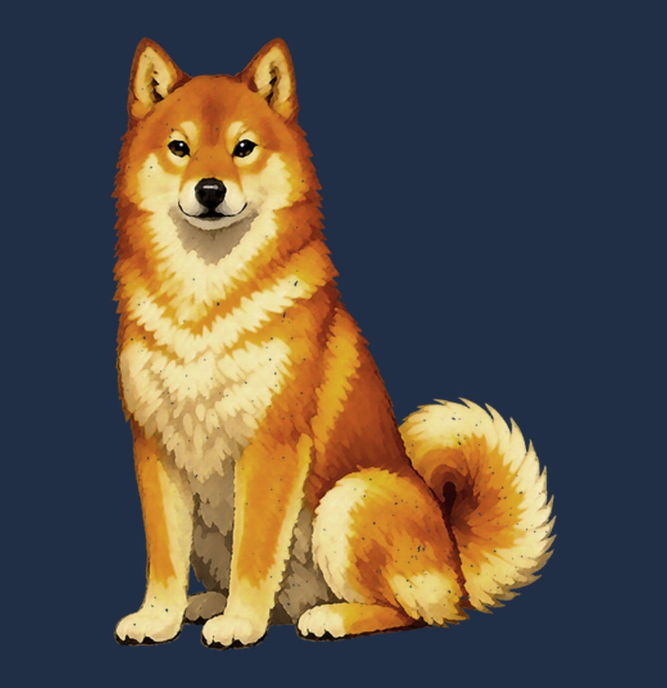 Watercolor Finnish Spitz Adult Unisex T-Shirt