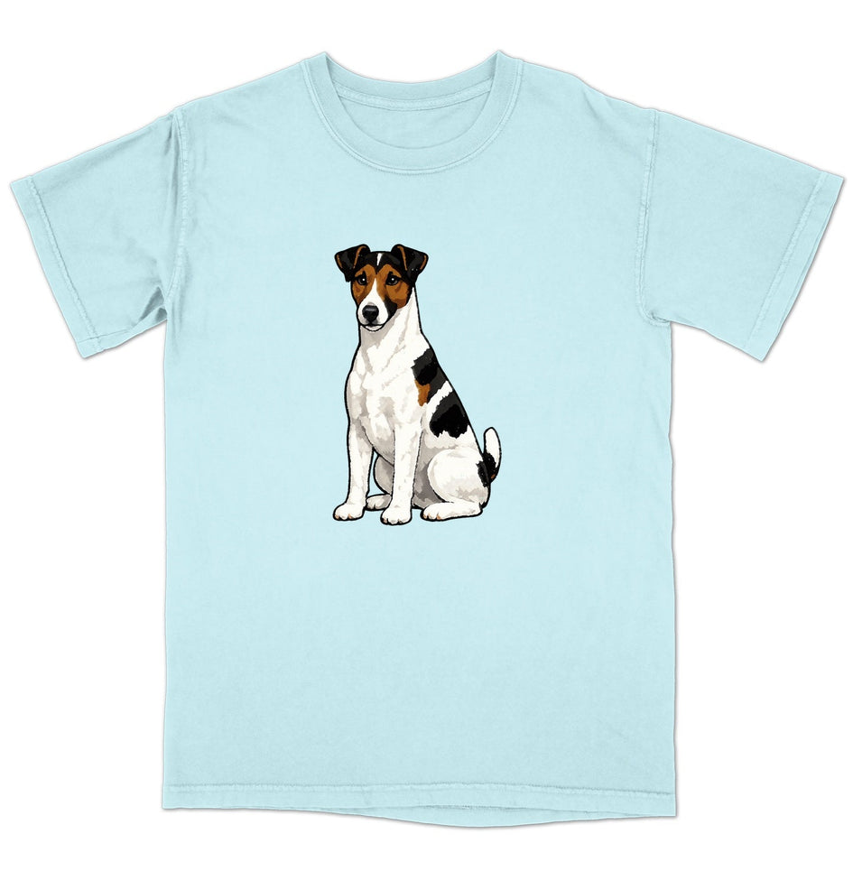 Watercolor Smooth Fox Terrier Adult Unisex T-Shirt