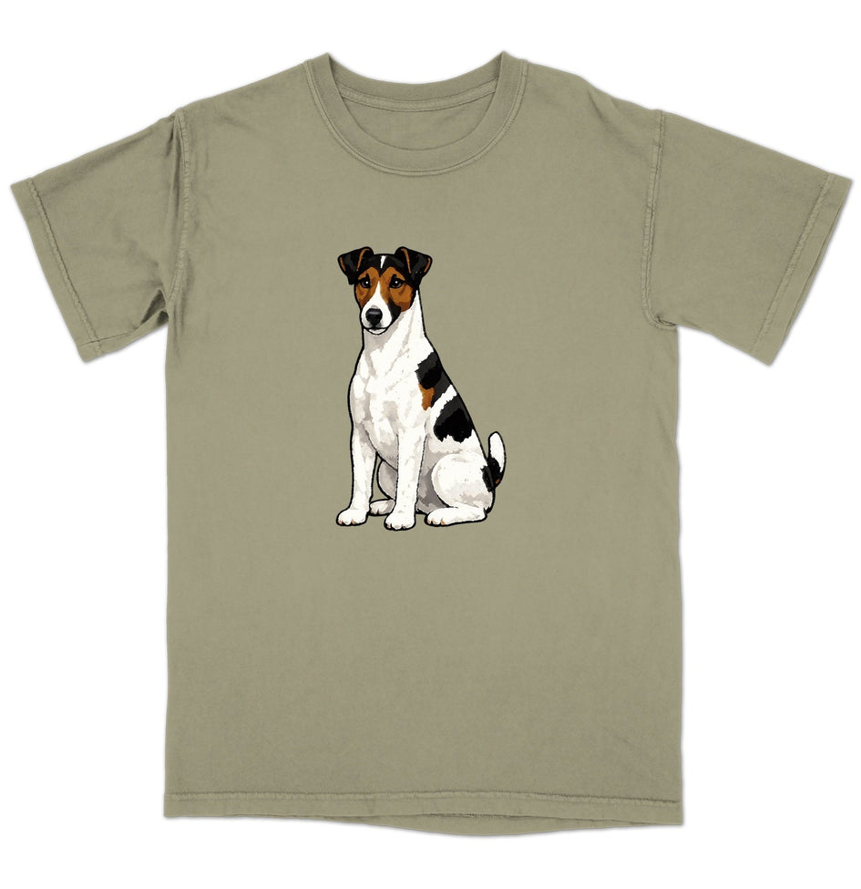 Watercolor Smooth Fox Terrier Adult Unisex T-Shirt