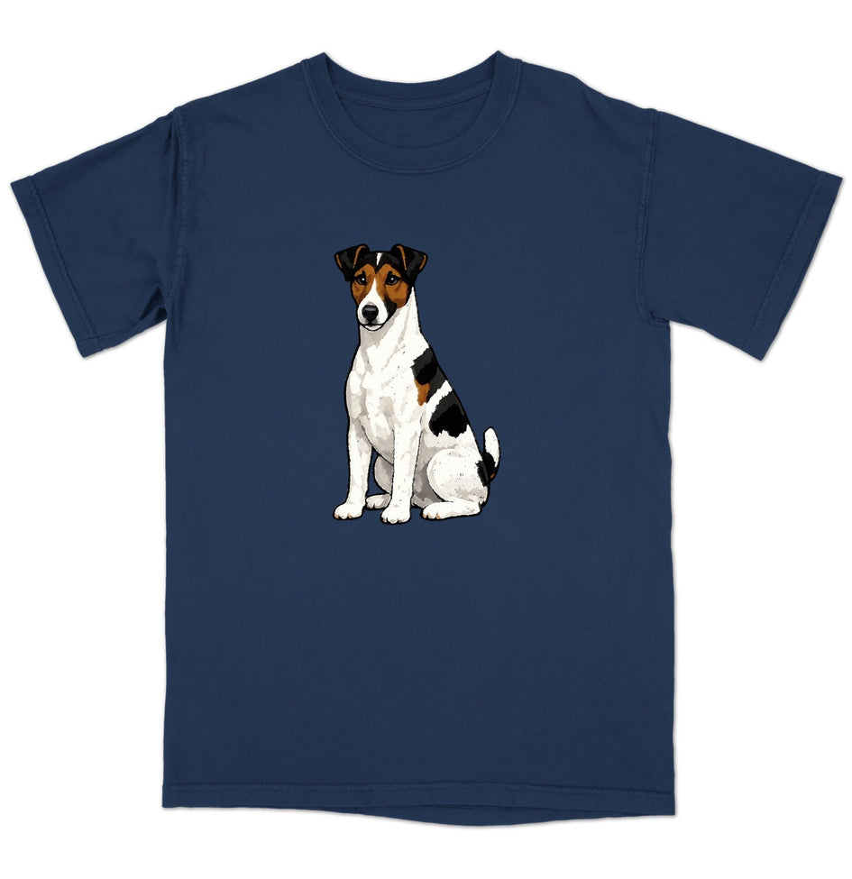 Watercolor Smooth Fox Terrier Adult Unisex T-Shirt