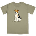 Watercolor Wire Fox Terrier Adult Unisex T-Shirt
