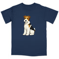 Watercolor Wire Fox Terrier Adult Unisex T-Shirt
