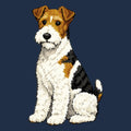 Watercolor Wire Fox Terrier Adult Unisex T-Shirt