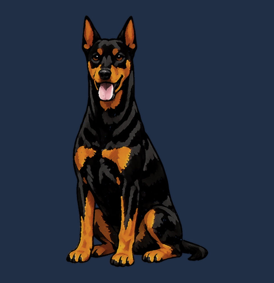 Watercolor German Pinscher Adult Unisex T-Shirt