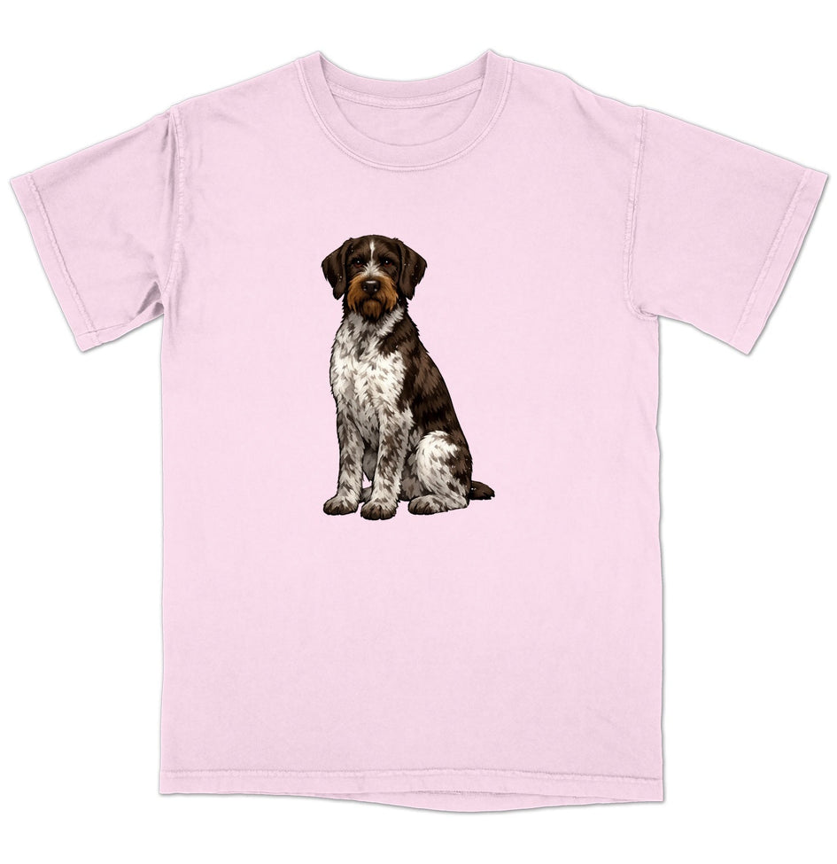 Watercolor German Wirehaired Pointer Adult Unisex T-Shirt