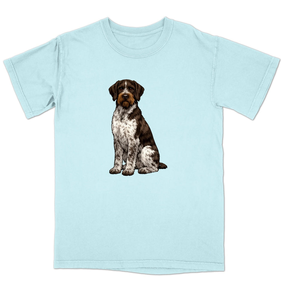 Watercolor German Wirehaired Pointer Adult Unisex T-Shirt