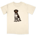 Watercolor German Wirehaired Pointer Adult Unisex T-Shirt