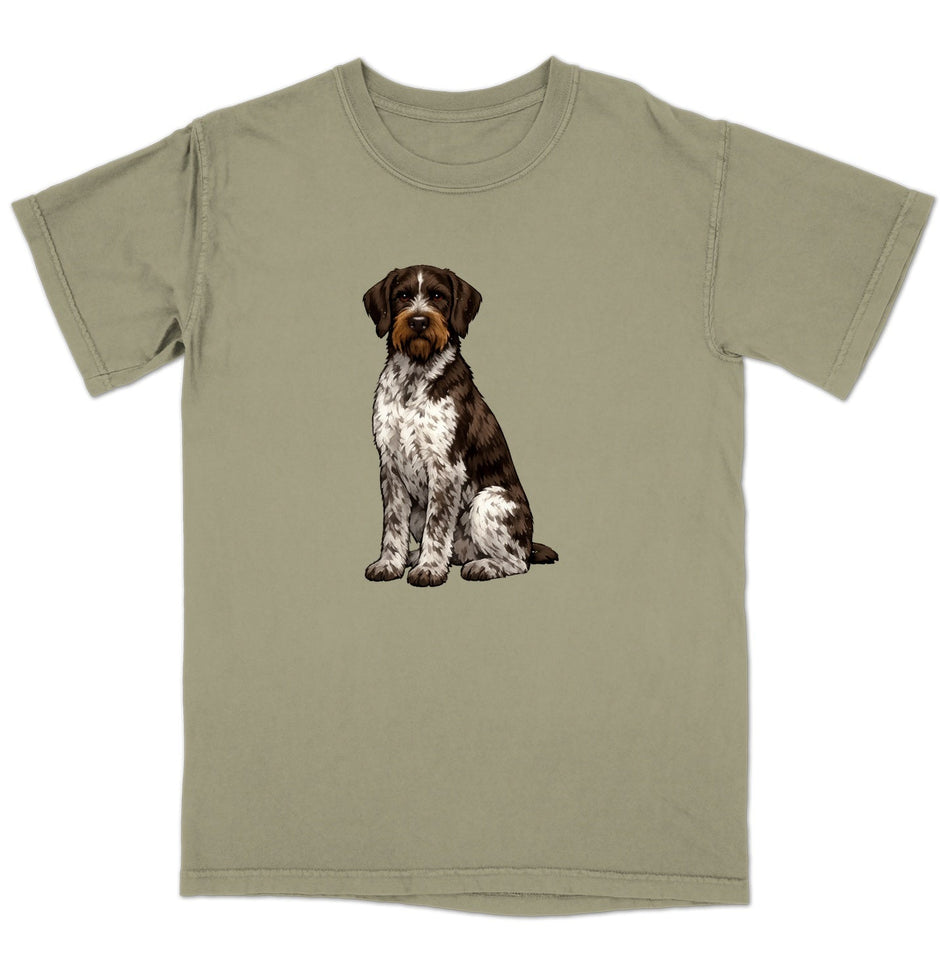 Watercolor German Wirehaired Pointer Adult Unisex T-Shirt