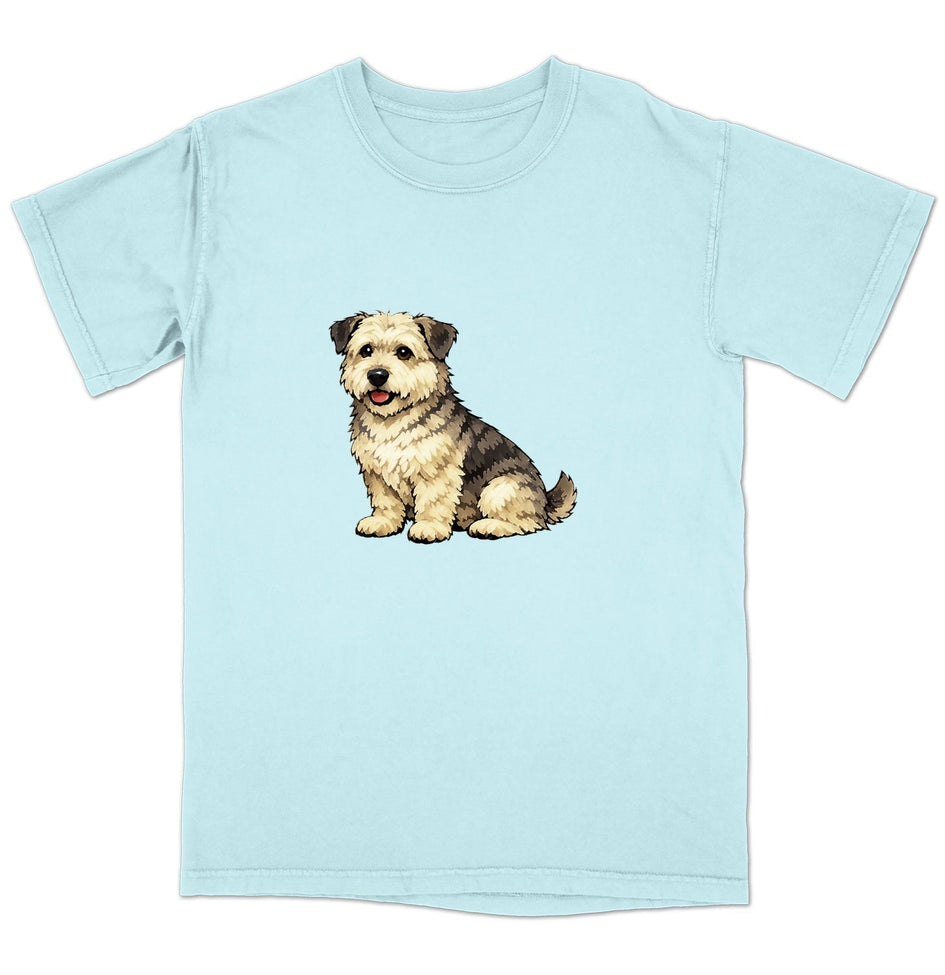 Watercolor Glen of Imaal Terrier Adult Unisex T-Shirt