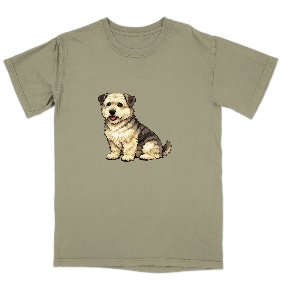 Watercolor Glen of Imaal Terrier Adult Unisex T-Shirt