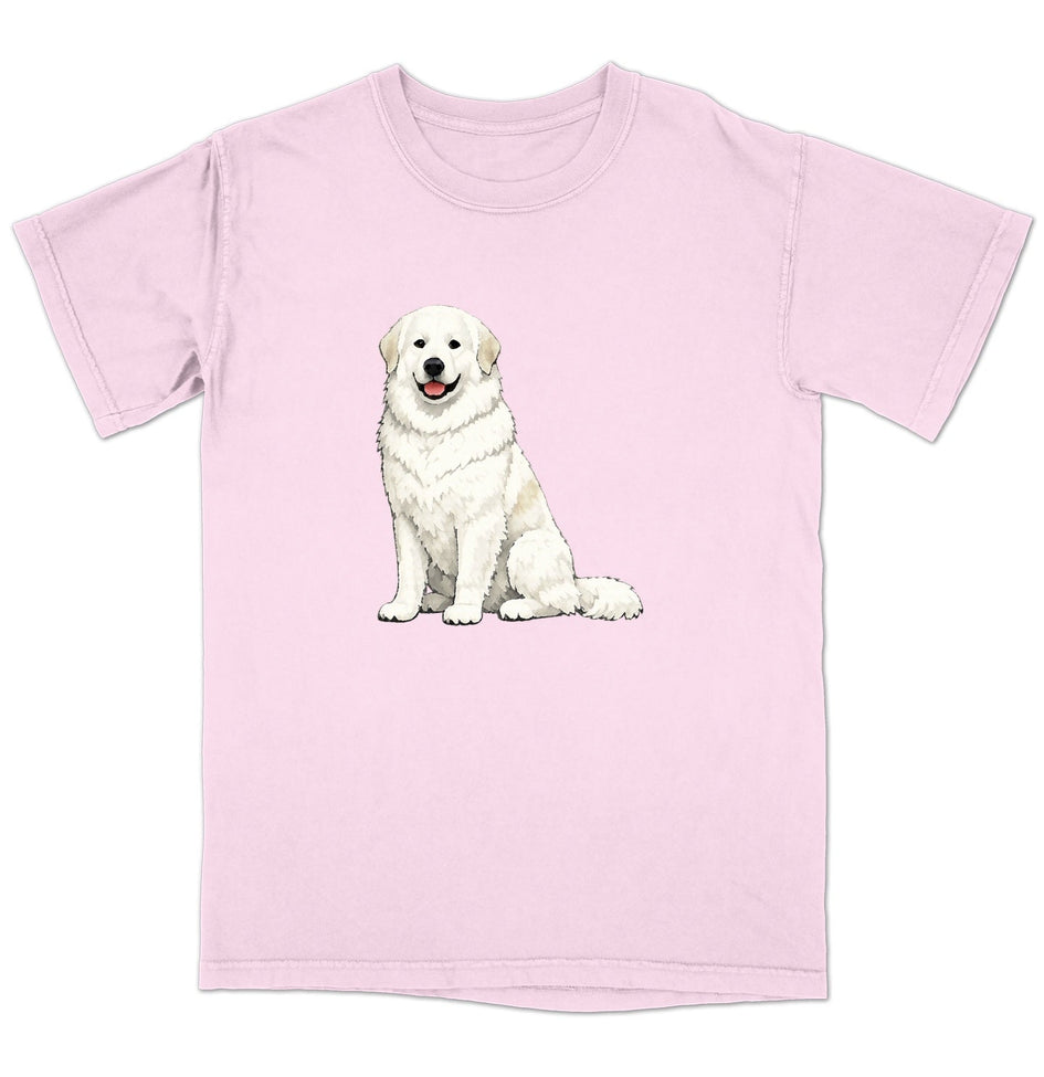 Watercolor Great Pyrenees Adult Unisex T-Shirt