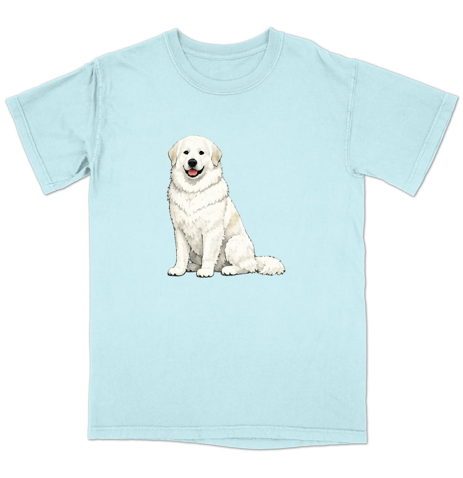 Watercolor Great Pyrenees Adult Unisex T-Shirt
