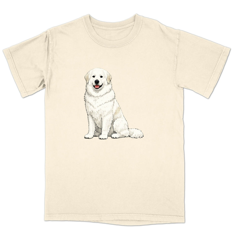 Watercolor Great Pyrenees Adult Unisex T-Shirt
