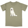 Watercolor Great Pyrenees Adult Unisex T-Shirt