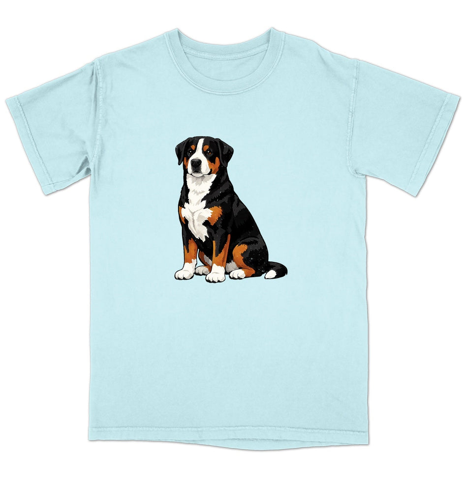 Watercolor Greater Swiss Mountain Dog Adult Unisex T-Shirt