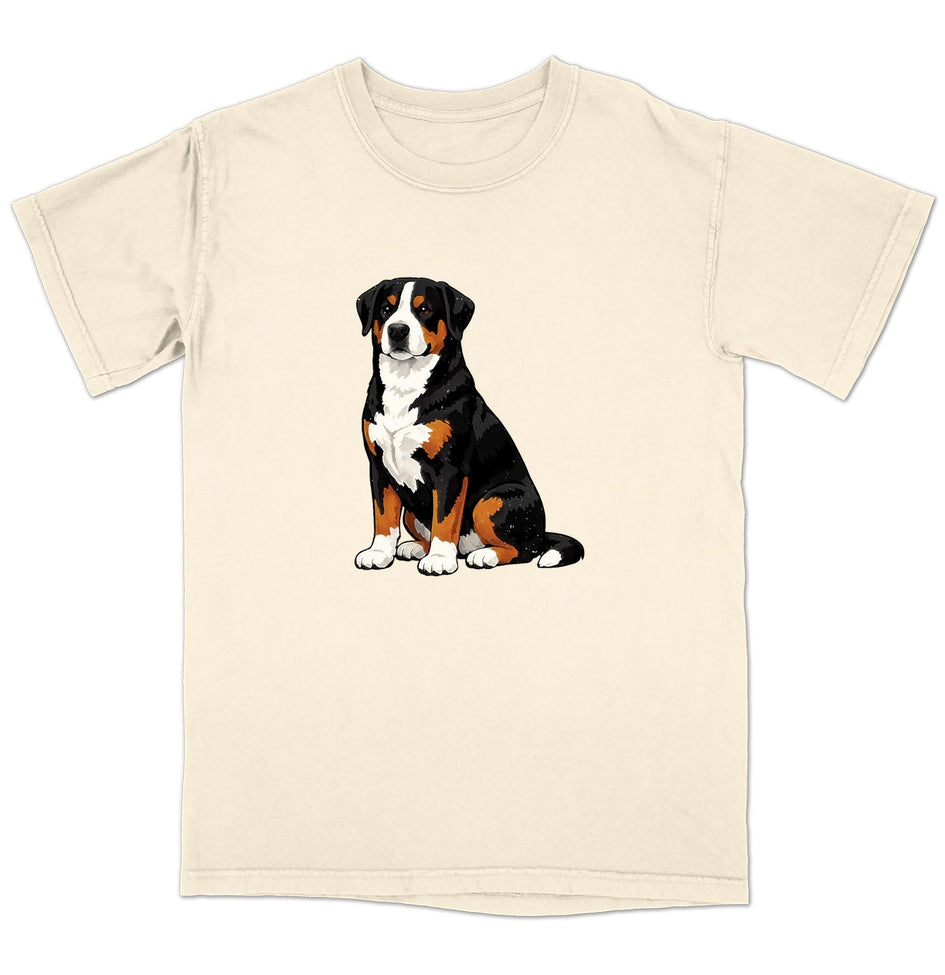 Watercolor Greater Swiss Mountain Dog Adult Unisex T-Shirt