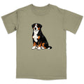 Watercolor Greater Swiss Mountain Dog Adult Unisex T-Shirt